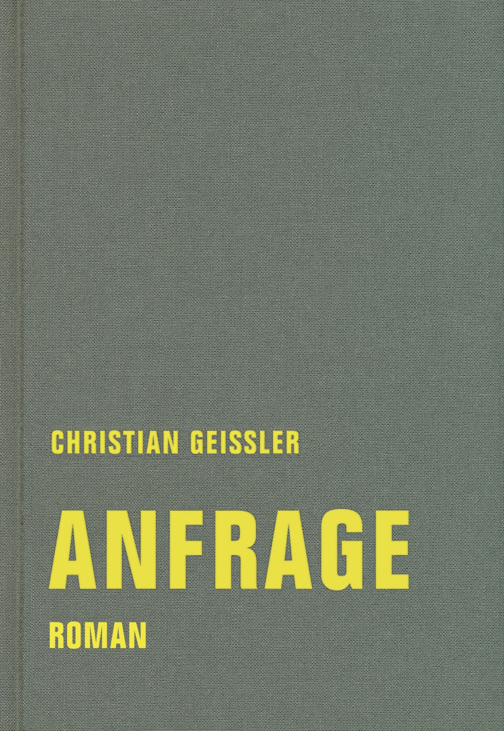 Christian Geissler, Anfrage
